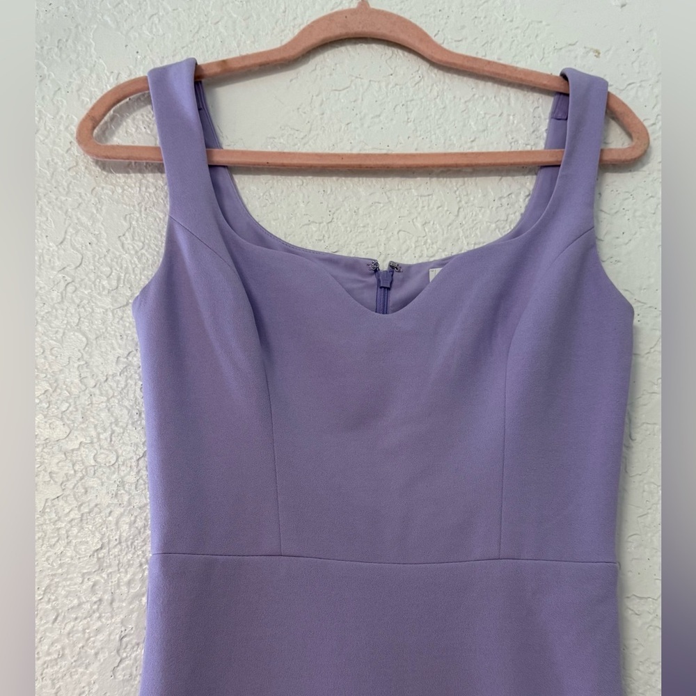 The Population One Shoulder Lavender Dress - Picture 6 of 7